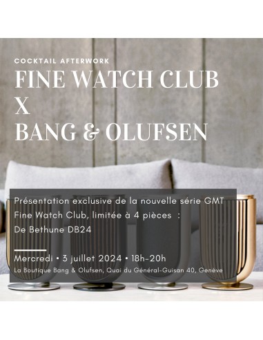 Afterwork Cocktail Fine Watch Club X Bang &...