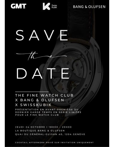 Cocktail Afterwork The Fine Watch Club X Bang &...