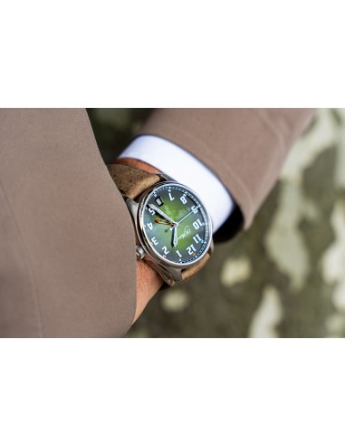 H. Moser & Cie Pioneer Dual Time Matrix Green...
